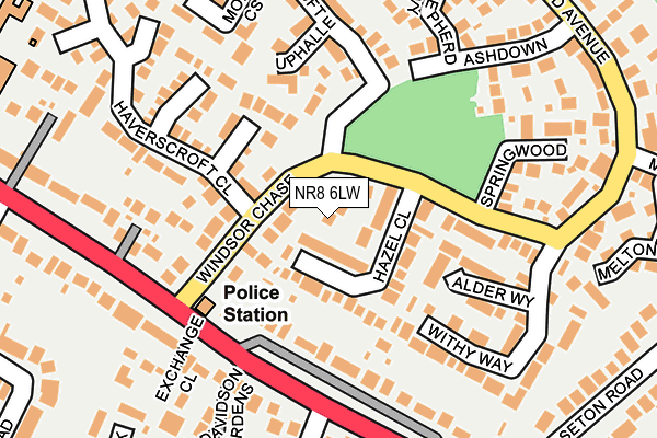 NR8 6LW map - OS OpenMap – Local (Ordnance Survey) NR8 6LW map - OS OpenMap – Local (Ordnance Survey)