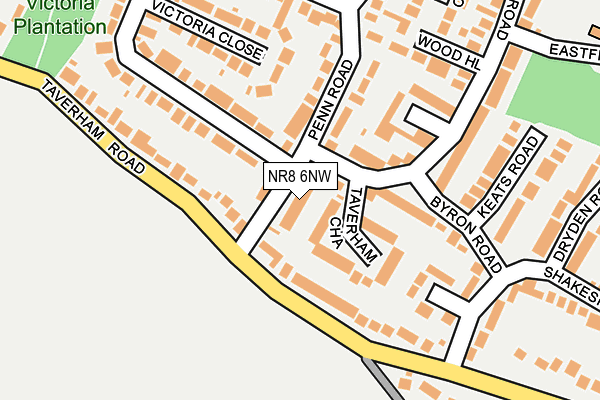 NR8 6NW map - OS OpenMap – Local (Ordnance Survey) NR8 6NW map - OS OpenMap – Local (Ordnance Survey)