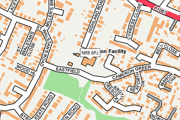 NR8 6PJ map - OS OpenMap – Local (Ordnance Survey) NR8 6PJ map - OS OpenMap – Local (Ordnance Survey)