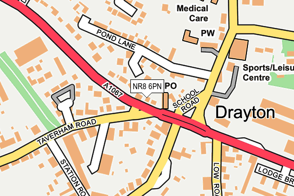 NR8 6PN map - OS OpenMap – Local (Ordnance Survey) NR8 6PN map - OS OpenMap – Local (Ordnance Survey)