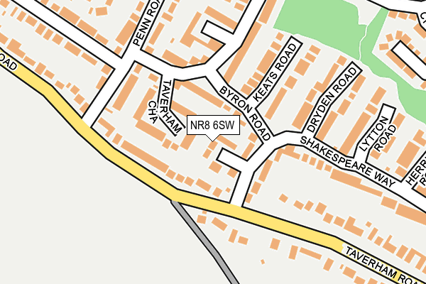 NR8 6SW map - OS OpenMap – Local (Ordnance Survey) NR8 6SW map - OS OpenMap – Local (Ordnance Survey)