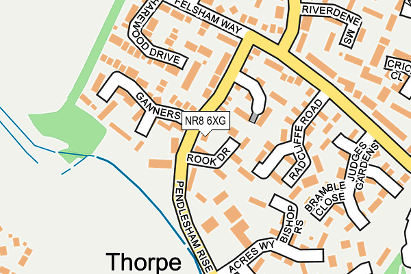 NR8 6XG map - OS OpenMap – Local (Ordnance Survey) NR8 6XG map - OS OpenMap – Local (Ordnance Survey)