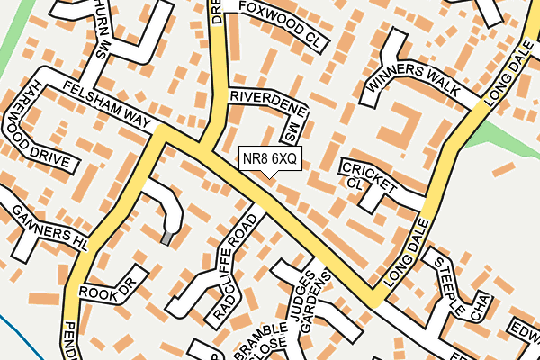 NR8 6XQ map - OS OpenMap – Local (Ordnance Survey) NR8 6XQ map - OS OpenMap – Local (Ordnance Survey)
