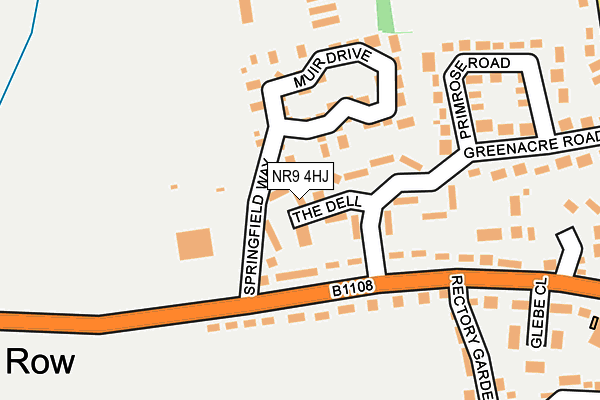 NR9 4HJ map - OS OpenMap – Local (Ordnance Survey) NR9 4HJ map - OS OpenMap – Local (Ordnance Survey)