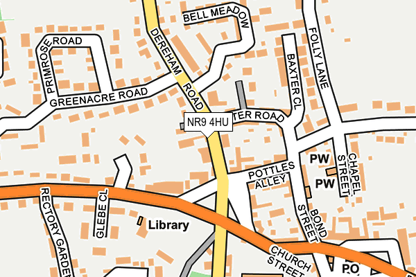 NR9 4HU map - OS OpenMap – Local (Ordnance Survey) NR9 4HU map - OS OpenMap – Local (Ordnance Survey)