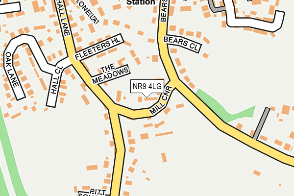 NR9 4LG map - OS OpenMap – Local (Ordnance Survey) NR9 4LG map - OS OpenMap – Local (Ordnance Survey)