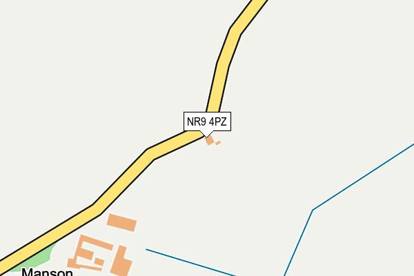 NR9 4PZ map - OS OpenMap – Local (Ordnance Survey) NR9 4PZ map - OS OpenMap – Local (Ordnance Survey)