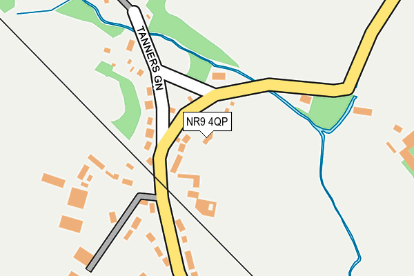 NR9 4QP map - OS OpenMap – Local (Ordnance Survey) NR9 4QP map - OS OpenMap – Local (Ordnance Survey)