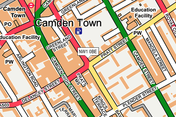 NW1 0BE map - OS OpenMap – Local (Ordnance Survey) NW1 0BE map - OS OpenMap – Local (Ordnance Survey)