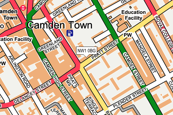 NW1 0BG map - OS OpenMap – Local (Ordnance Survey) NW1 0BG map - OS OpenMap – Local (Ordnance Survey)