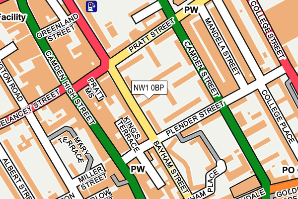 NW1 0BP map - OS OpenMap – Local (Ordnance Survey) NW1 0BP map - OS OpenMap – Local (Ordnance Survey)