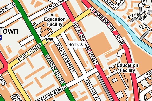 NW1 0DJ map - OS OpenMap – Local (Ordnance Survey) NW1 0DJ map - OS OpenMap – Local (Ordnance Survey)