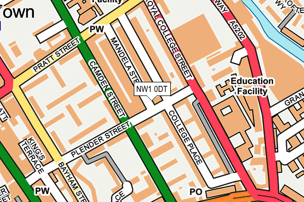 NW1 0DT map - OS OpenMap – Local (Ordnance Survey) NW1 0DT map - OS OpenMap – Local (Ordnance Survey)