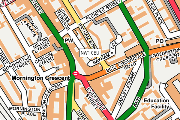 NW1 0EU map - OS OpenMap – Local (Ordnance Survey) NW1 0EU map - OS OpenMap – Local (Ordnance Survey)
