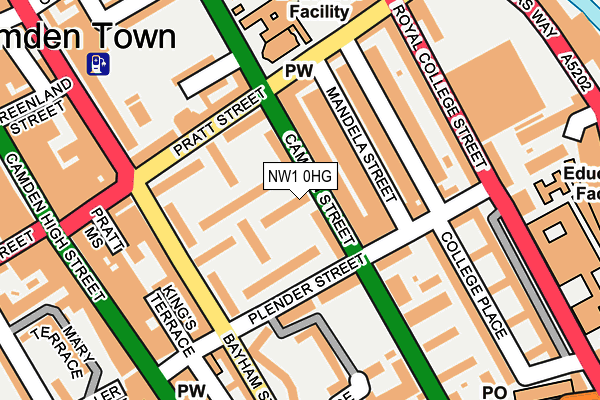 NW1 0HG map - OS OpenMap – Local (Ordnance Survey) NW1 0HG map - OS OpenMap – Local (Ordnance Survey)