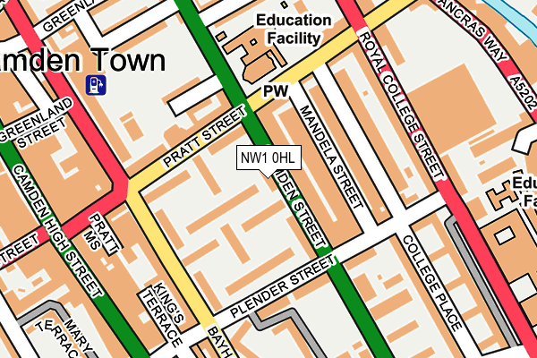 NW1 0HL map - OS OpenMap – Local (Ordnance Survey) NW1 0HL map - OS OpenMap – Local (Ordnance Survey)