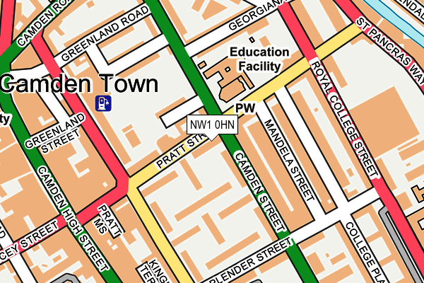 NW1 0HN map - OS OpenMap – Local (Ordnance Survey) NW1 0HN map - OS OpenMap – Local (Ordnance Survey)