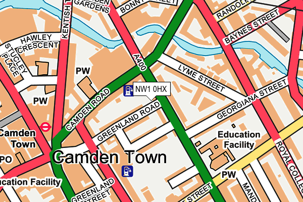 NW1 0HX map - OS OpenMap – Local (Ordnance Survey) NW1 0HX map - OS OpenMap – Local (Ordnance Survey)