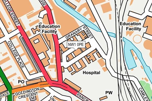 NW1 0PE map - OS OpenMap – Local (Ordnance Survey) NW1 0PE map - OS OpenMap – Local (Ordnance Survey)