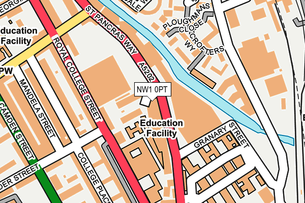 NW1 0PT map - OS OpenMap – Local (Ordnance Survey) NW1 0PT map - OS OpenMap – Local (Ordnance Survey)