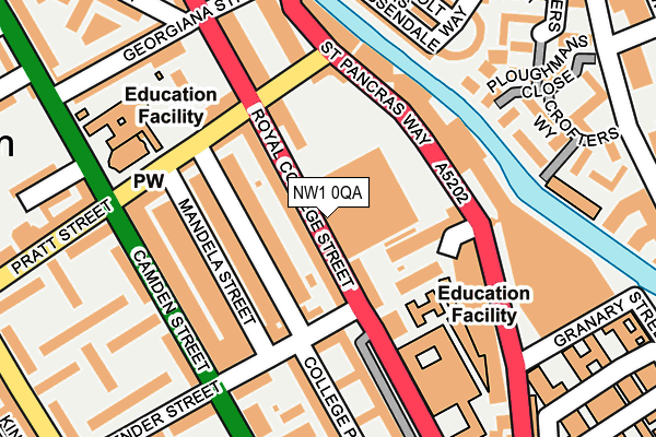 NW1 0QA map - OS OpenMap – Local (Ordnance Survey) NW1 0QA map - OS OpenMap – Local (Ordnance Survey)