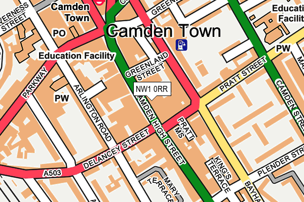 NW1 0RR map - OS OpenMap – Local (Ordnance Survey) NW1 0RR map - OS OpenMap – Local (Ordnance Survey)
