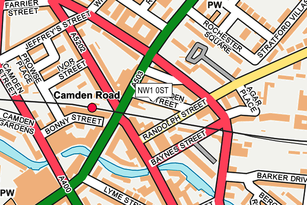 NW1 0ST map - OS OpenMap – Local (Ordnance Survey) NW1 0ST map - OS OpenMap – Local (Ordnance Survey)