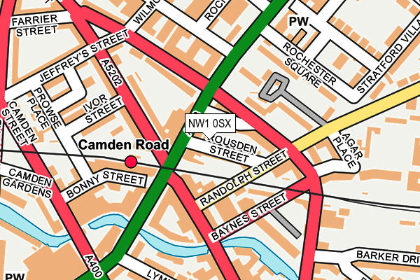 NW1 0SX map - OS OpenMap – Local (Ordnance Survey) NW1 0SX map - OS OpenMap – Local (Ordnance Survey)