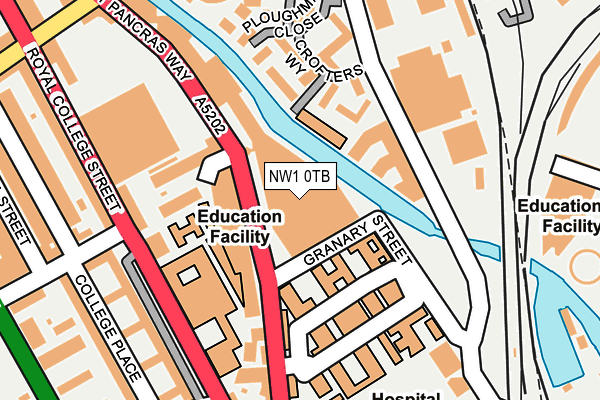 NW1 0TB map - OS OpenMap – Local (Ordnance Survey) NW1 0TB map - OS OpenMap – Local (Ordnance Survey)