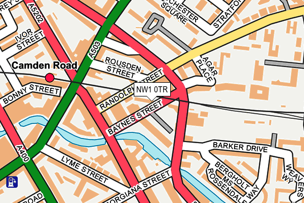 NW1 0TR map - OS OpenMap – Local (Ordnance Survey) NW1 0TR map - OS OpenMap – Local (Ordnance Survey)