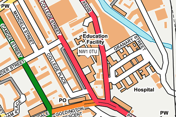 NW1 0TU map - OS OpenMap – Local (Ordnance Survey) NW1 0TU map - OS OpenMap – Local (Ordnance Survey)
