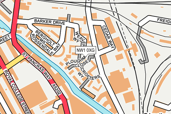 NW1 0XG map - OS OpenMap – Local (Ordnance Survey) NW1 0XG map - OS OpenMap – Local (Ordnance Survey)