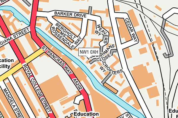 NW1 0XH map - OS OpenMap – Local (Ordnance Survey) NW1 0XH map - OS OpenMap – Local (Ordnance Survey)