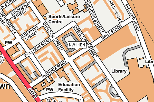 NW1 1EN map - OS OpenMap – Local (Ordnance Survey)
