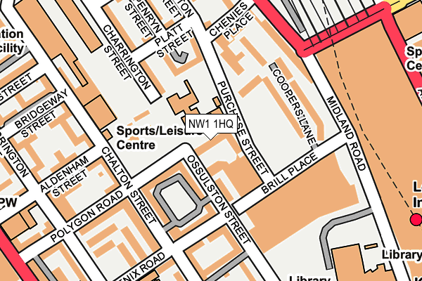 NW1 1HQ map - OS OpenMap – Local (Ordnance Survey)