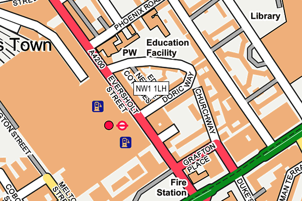 NW1 1LH map - OS OpenMap – Local (Ordnance Survey) NW1 1LH map - OS OpenMap – Local (Ordnance Survey)