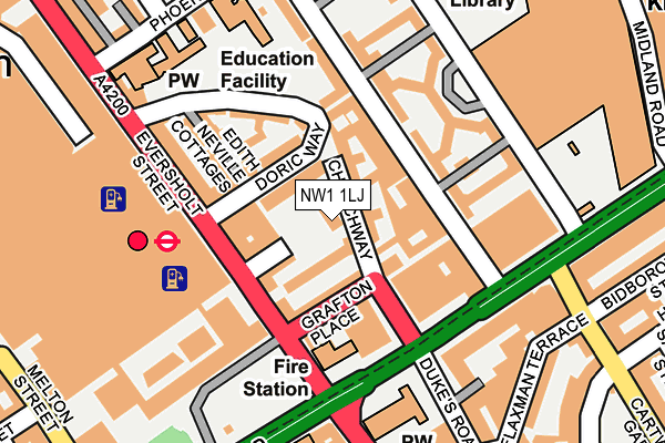 NW1 1LJ map - OS OpenMap – Local (Ordnance Survey) NW1 1LJ map - OS OpenMap – Local (Ordnance Survey)