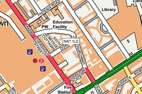 NW1 1LQ map - OS OpenMap – Local (Ordnance Survey) NW1 1LQ map - OS OpenMap – Local (Ordnance Survey)