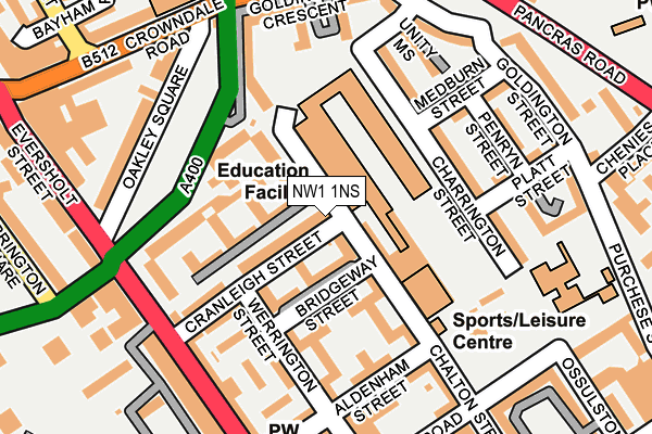 NW1 1NS map - OS OpenMap – Local (Ordnance Survey)