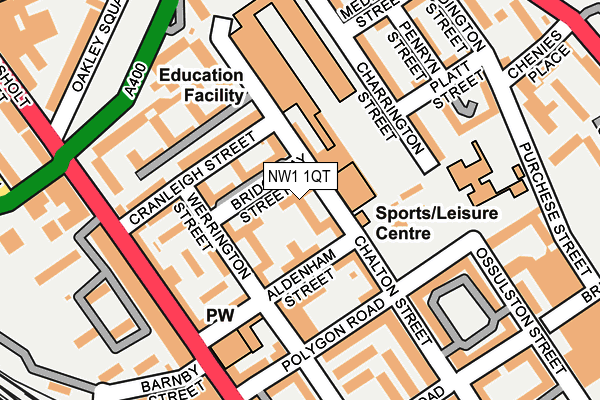 NW1 1QT map - OS OpenMap – Local (Ordnance Survey)