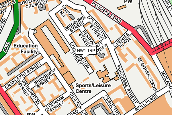 NW1 1RP map - OS OpenMap – Local (Ordnance Survey) NW1 1RP map - OS OpenMap – Local (Ordnance Survey)