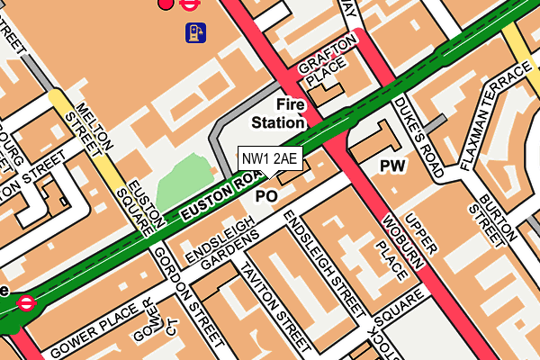 NW1 2AE map - OS OpenMap – Local (Ordnance Survey) NW1 2AE map - OS OpenMap – Local (Ordnance Survey)