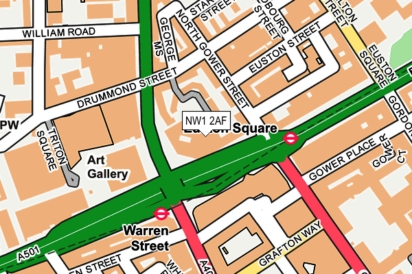 NW1 2AF map - OS OpenMap – Local (Ordnance Survey) NW1 2AF map - OS OpenMap – Local (Ordnance Survey)
