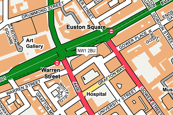 NW1 2BU map - OS OpenMap – Local (Ordnance Survey) NW1 2BU map - OS OpenMap – Local (Ordnance Survey)