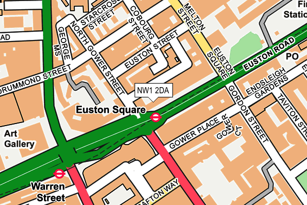 NW1 2DA map - OS OpenMap – Local (Ordnance Survey) NW1 2DA map - OS OpenMap – Local (Ordnance Survey)