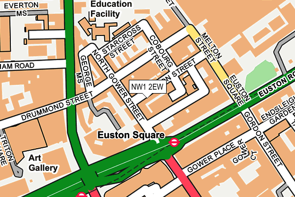 NW1 2EW map - OS OpenMap – Local (Ordnance Survey) NW1 2EW map - OS OpenMap – Local (Ordnance Survey)