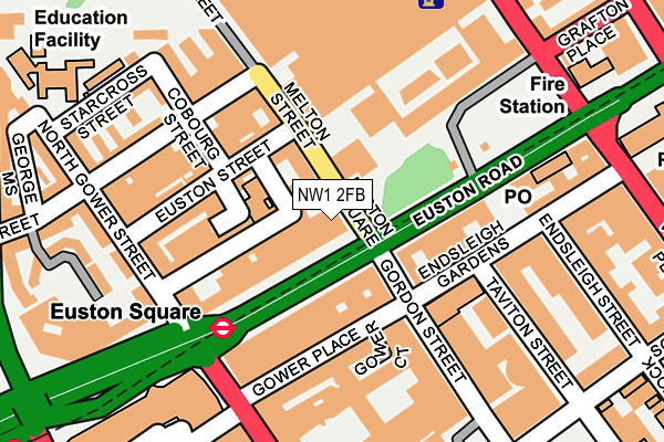NW1 2FB map - OS OpenMap – Local (Ordnance Survey) NW1 2FB map - OS OpenMap – Local (Ordnance Survey)