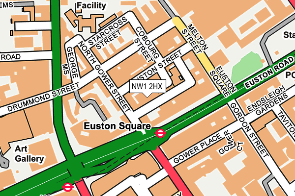 NW1 2HX map - OS OpenMap – Local (Ordnance Survey) NW1 2HX map - OS OpenMap – Local (Ordnance Survey)