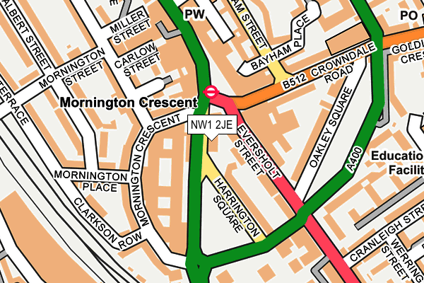 NW1 2JE map - OS OpenMap – Local (Ordnance Survey) NW1 2JE map - OS OpenMap – Local (Ordnance Survey)