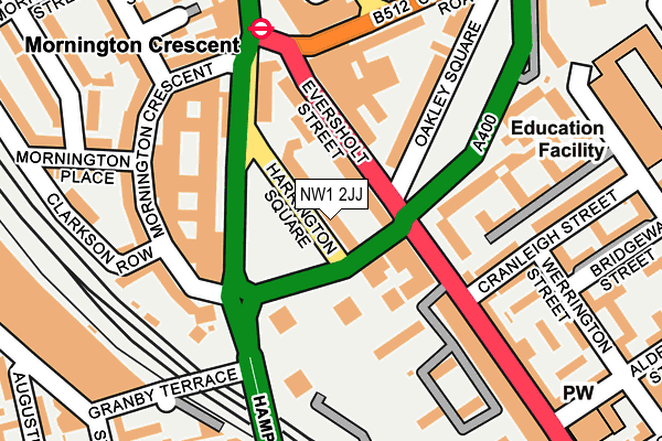 NW1 2JJ map - OS OpenMap – Local (Ordnance Survey)